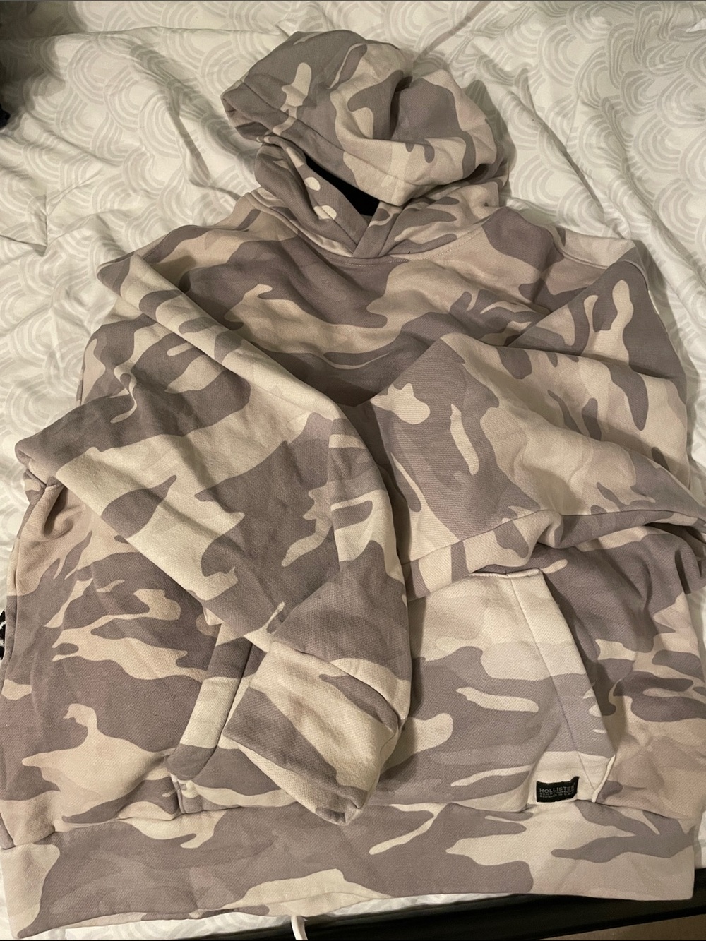 Collister camo hoodie
